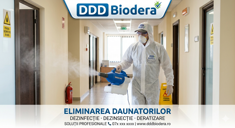 Servicii profesionale dezinsectie plosnite, gandaci, purici